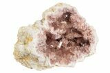 Sparkly, Pink Amethyst Geode Half - Argentina #235159-1